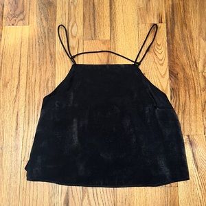Forever 21 black crop top